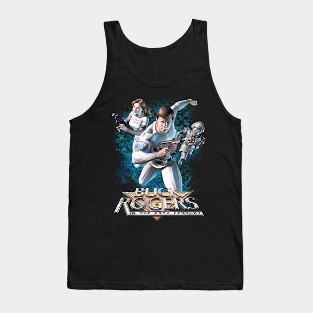 Buck Rogers 1979 retro space Tank Top by NONOKERS